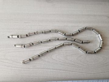 Heren ketting en armband Xen zilver beschikbaar voor biedingen