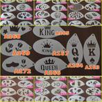 schmink sjablonen vanaf 1,25pst heel veel soorten NIEUW, Hobby en Vrije tijd, Ophalen of Verzenden, Nieuw, Schmink, Overige