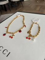 Ketting en armband in stainless steel, Sieraden, Tassen en Uiterlijk, Kettingen, Ophalen of Verzenden, Nieuw, Goud