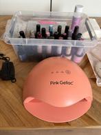 Complete Pink Gellac set incl. LED lamp, 20+ gellak kleuren, Ophalen, Overige kleuren, Nieuw, Handen en Nagels