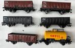 Piko 5 waggonetjes en tankwagen, Hobby en Vrije tijd, Modeltreinen | H0, Gebruikt, Gelijkstroom, Wagon, Piko