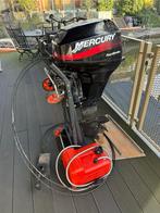 Mercury 9.9pk 4-takt langstaart met afstandsbediening, Watersport en Boten, Ophalen, Gebruikt, 5 tot 10 pk, Met afstandsbediening