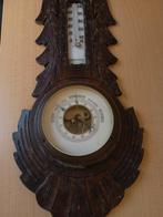 Antieke barometer van hout, Ophalen of Verzenden