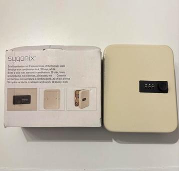Sygonix Sleutelkast cijfercode - Aantal haken 20 Wit beschikbaar voor biedingen