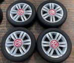 ALS NIEUWE 15” Volkswagen Up velgen + Bridgestone banden 7mm, 15 inch, Banden en Velgen, Nieuw, Zomerbanden