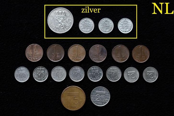 Muntgeld uit Europa en eentje uit de USSR in één koop, Postzegels en Munten, Munten en Bankbiljetten | Verzamelingen, Munten, Nederland en Buitenland