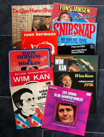 Cabaret jaren 70  -  13 lp’s beschikbaar voor biedingen