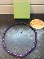 Le Veer Jewelry ketting paars / lila, Sieraden, Tassen en Uiterlijk, Ophalen of Verzenden, Zo goed als nieuw, Paars, Overige materialen