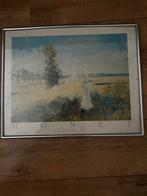 Afbeelding  ingelijst monet, Ophalen of Verzenden, Minder dan 50 cm, Schilderij