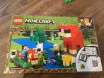 Lego Minecraft De schapenboerderij (21153), Ophalen of Verzenden, Gebruikt, Complete set, Lego