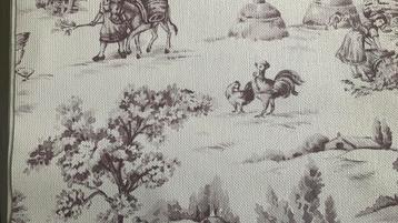 Toile de jouy vlies behang beschikbaar voor biedingen