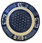 Petrus regout bord Sexagon en javaanse tekst? Ao1836 BLAUW, Ophalen