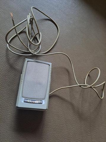 oude bandrecorder microfoon zonder plug ( telefunken) beschikbaar voor biedingen