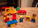Duplo 2630. Vakantie. Kamperen met caravan.  Set uit 1990., Ophalen of Verzenden, Gebruikt, Duplo