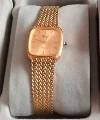 rado elegance horloge goud verguld mint condition beschikbaar voor biedingen