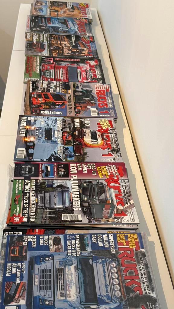 Trucks blad [meerdere jaargangen], Verzamelen, Tijdschriften, Kranten en Knipsels, Tijdschrift, Nederland, 1980 tot heden, Ophalen