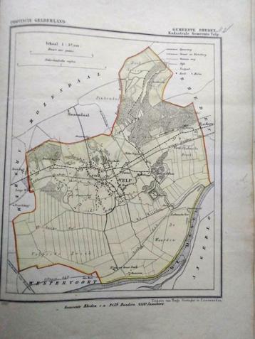 157 / Rheden / Velp / Litho 1867  Kuyper GLD beschikbaar voor biedingen