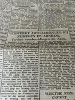 Versterkt artillerievuur bij Arnhem en Nijmegen 1945, Verzamelen, Militaria | Tweede Wereldoorlog, Ophalen of Verzenden, Nederland
