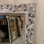 Barok spiegel -houten lijst - wit- 150 x 80 cm-TTM Wonen, TTM Wonen, Meubels – (Perzische) Tapijten en Woonaccessoires, Taag 63, 2491 CS, Den Haag (Forepark)