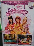 cd-rom voor PC en MAC van K3 en het ijsprinsesje., Ophalen, Puzzel en Educatief, 1 speler, Zo goed als nieuw