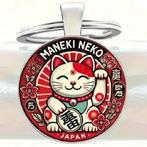 Maneki Neko hanger voor tas of sleutel Japanse Gelukskat, Ophalen, Nieuw