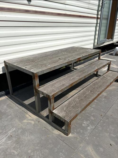 Opstap/trap stacaravan metaal, Caravans en Kamperen, Caravan accessoires, Gebruikt, Ophalen