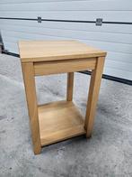 Bijzettafel, Huis en Inrichting, Tafels | Bijzettafels, Minder dan 55 cm, Rond, Zo goed als nieuw, Ophalen