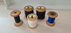 Klosjes garen hout 5 stuks, brocante!, Ophalen of Verzenden, Gebruikt, Garen of Naald(en)