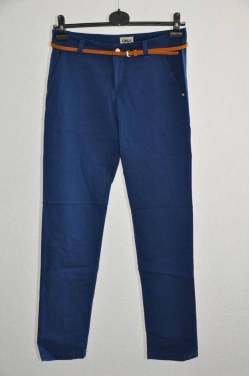 only broek 38, m, pantalon 38, chino 38, broek 38, Kleding | Dames, Broeken en Pantalons, Zo goed als nieuw, Maat 38/40 (M), Blauw