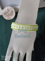 Opruiming Miyuki kralen limegroene armband Juliez Handmade, Met kristal, Overige materialen, Nieuw, Ophalen of Verzenden