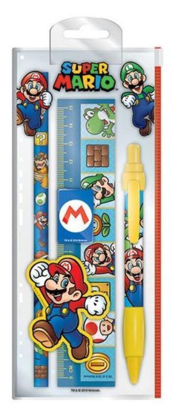 Super Mario Bros Stationary Set - 5 Delig beschikbaar voor biedingen