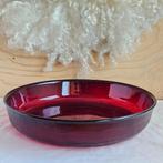 Arcoroc Sierra rood lage schaal broodschaal, Ophalen of Verzenden, Nvt, Overige stijlen, Nvt