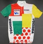 Wielershirt Combine TOUR DE FRANCE–Toshiba-Le Parisien-'80's, Ophalen of Verzenden