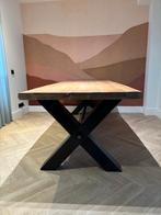 Boomstamtafel, Ophalen, Gebruikt, 100 tot 150 cm, Eikenhout