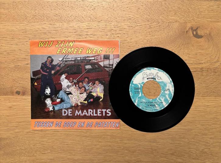 Piraten topper: De Marlets – Wij Zijn Ermee Weg!!!, Cd's en Dvd's, Vinyl | Nederlandstalig, Zo goed als nieuw, Levenslied of Smartlap