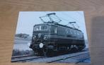 Foto van NS 1110 elektrische locomotief, Verzamelen, Ophalen of Verzenden, Zo goed als nieuw, Trein, Kaart of Prent