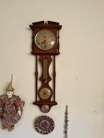 Antieke Wandklok met Barometer & Thermometer, Ophalen