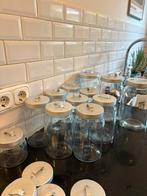 Ikea Glazen Voorraadpotten - 12 stuks + extra deksels, Ophalen, Zo goed als nieuw