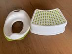 FÖRSIKTIG Kinderkruk, wit/groen + TOSSIG Wc-bril, wit/groen, Ophalen of Verzenden, Zo goed als nieuw