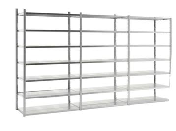 Stelling – 5 meter – 7 etages – 30 cm diep – zware kwaliteit beschikbaar voor biedingen