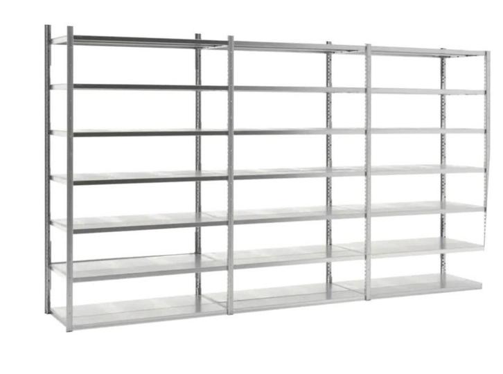 Stelling – 5 meter – 7 etages – 30 cm diep – zware kwaliteit, Huis en Inrichting, Kasten | Stellingkasten, Zo goed als nieuw, Ophalen