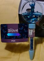 Disney Stitch Pen met Glitter met stitch in water bol, Verzenden, Overige figuren, Nieuw, Pen, Potlood of Stift