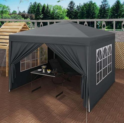 Easy up partytent 3x3m met zijwanden, Tuin en Terras, Partytenten, Nieuw, Partytent, 2 meter of meer, Minder dan 5 meter, Minder dan 4 meter