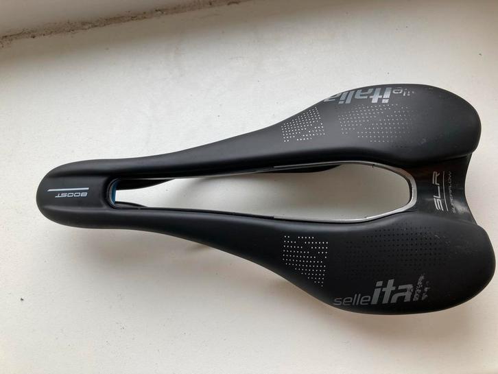 Selle Italia SLR Boost Superflow Zadel (130mm), Fietsen en Brommers, Fietsonderdelen, Gebruikt, Racefiets, Zadel, Ophalen of Verzenden