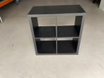 Zwarte Ikea Kallax kast 2x2, Huis en Inrichting, Kasten | Wandmeubels, Ophalen, Gebruikt