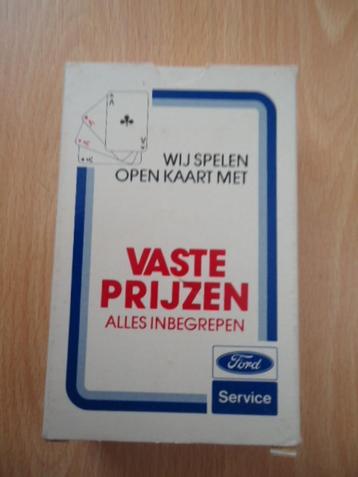 Ford kaartspel, Ford service beschikbaar voor biedingen