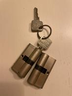 Gebruikte Oxloc cilindersloten met sleutels, Doe-het-zelf en Verbouw, Ophalen of Verzenden, Gebruikt