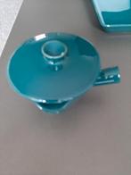 Groene Sauskom met Deksel, Arabia Kilta, Huis en Inrichting, Ophalen of Verzenden, Gebruikt