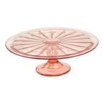 Roze Rosaline Art Deco Taartplateau Gebak Schaal Scailmont, Antiek en Kunst, Antiek | Glas en Kristal, Ophalen of Verzenden