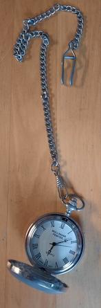 Vintage Mullingar Pewter Zakhorloge, Overige merken, Zakhorloge, Verzenden, Met ketting